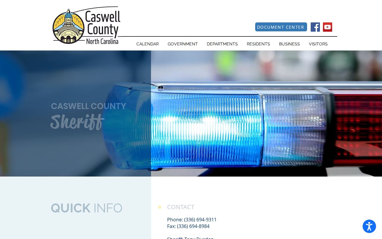Caswell County criminal records and sheriff detention guidance